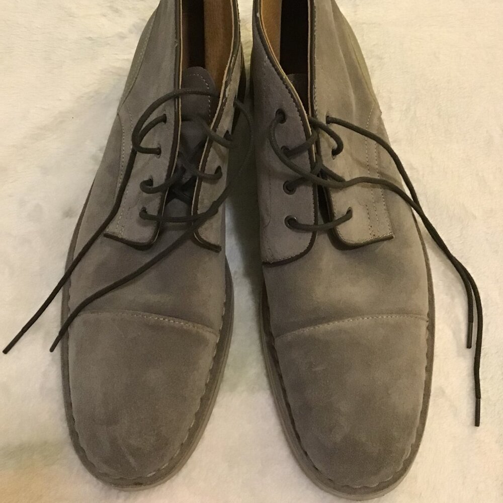 Grey mens boots